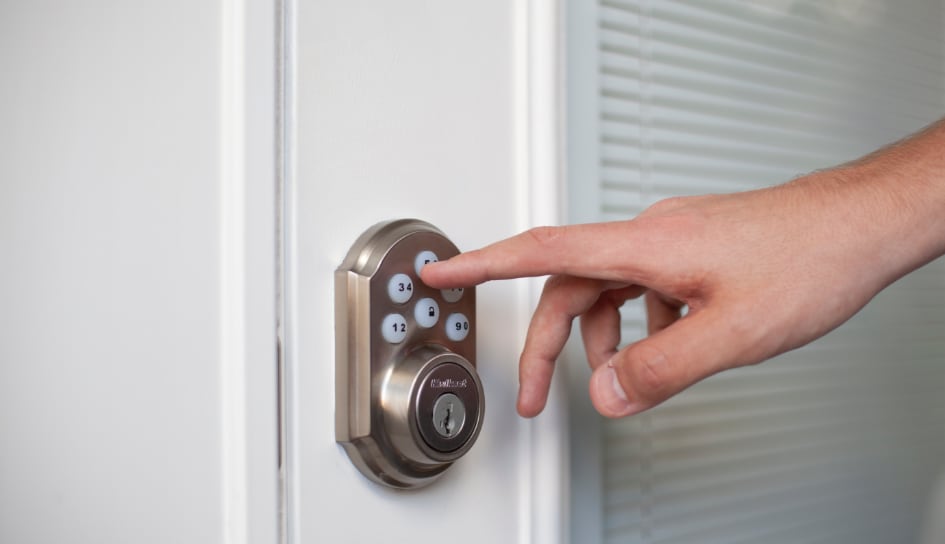 ADT smartlock on a Charleston home